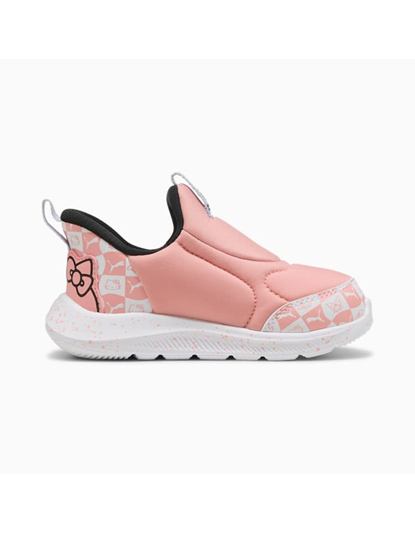 PUMA X HELLO KITTY BABY AND FRIENDS PUMA FAN RACER 2 EASE-IN SNEAKER PINK FRUIT COOL WEATHER PUMA BLACK