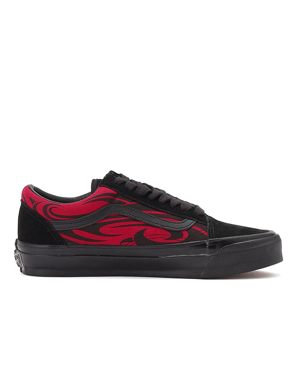 VANS PREMIUM OLD SKOOL Y2K FLAME BLACK RED