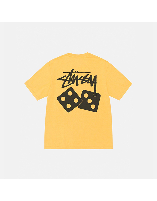 STUSSY DICE TEE PIGMENT DYED 5COLOR