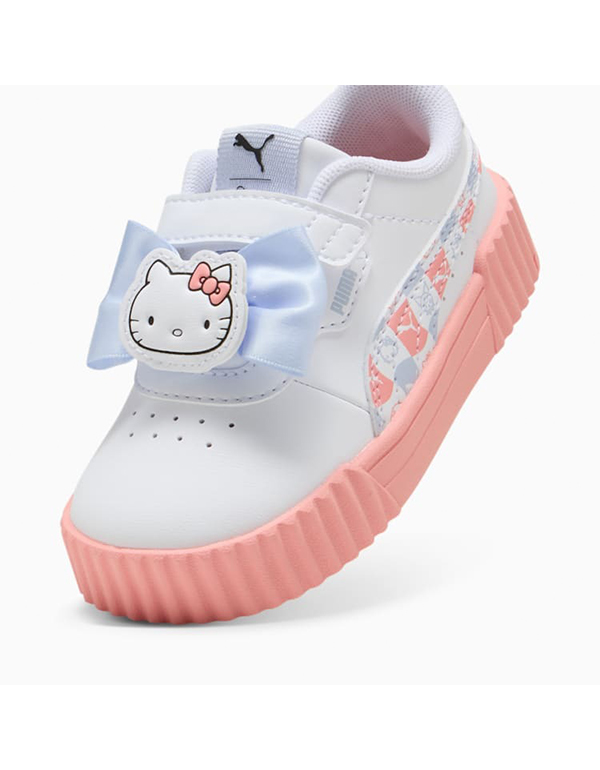 PUMA X HELLO KITTY BABY AND FRIENDS CARRINA SNEAKER WHITE PINK FRUIT COOL WEATHER