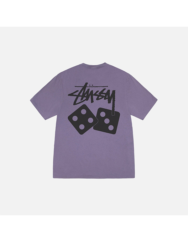 STUSSY DICE TEE PIGMENT DYED 5COLOR