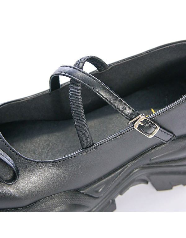 CLEAR WOMENS RIBBON-ATTACHED PLATFORM MARY JANE SNEAKER SANDALS BLACK