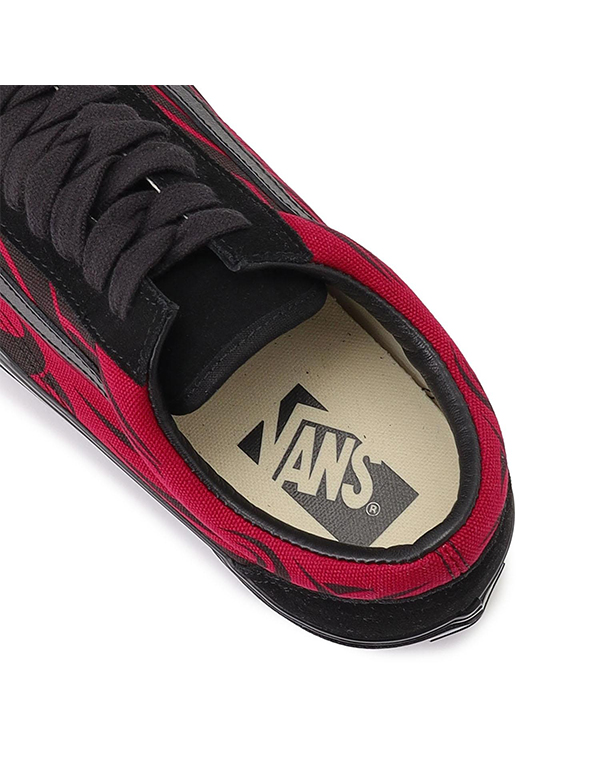 VANS PREMIUM OLD SKOOL Y2K FLAME BLACK RED